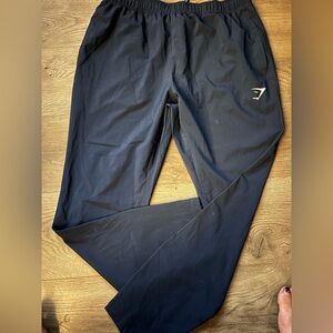 Gymshark gym workout athlete lightweights men's large blue zipper bottom